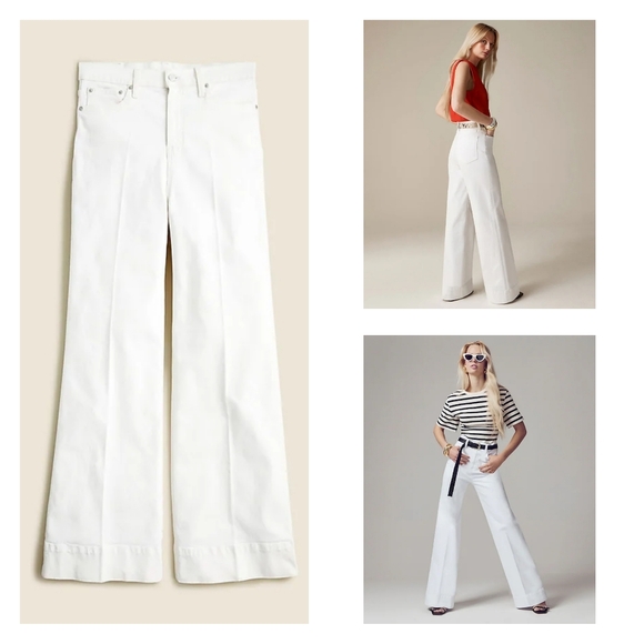 J. Crew Denim - J. Crew women's Wide Leg Jeans